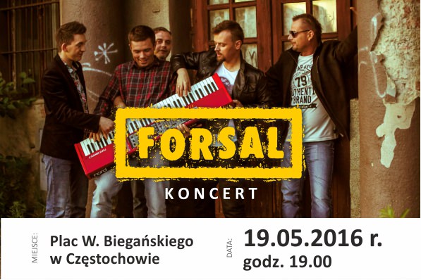 You are currently viewing Koncert Zespołu Forsal w ramach projektu „Aleje tu się dzieje”